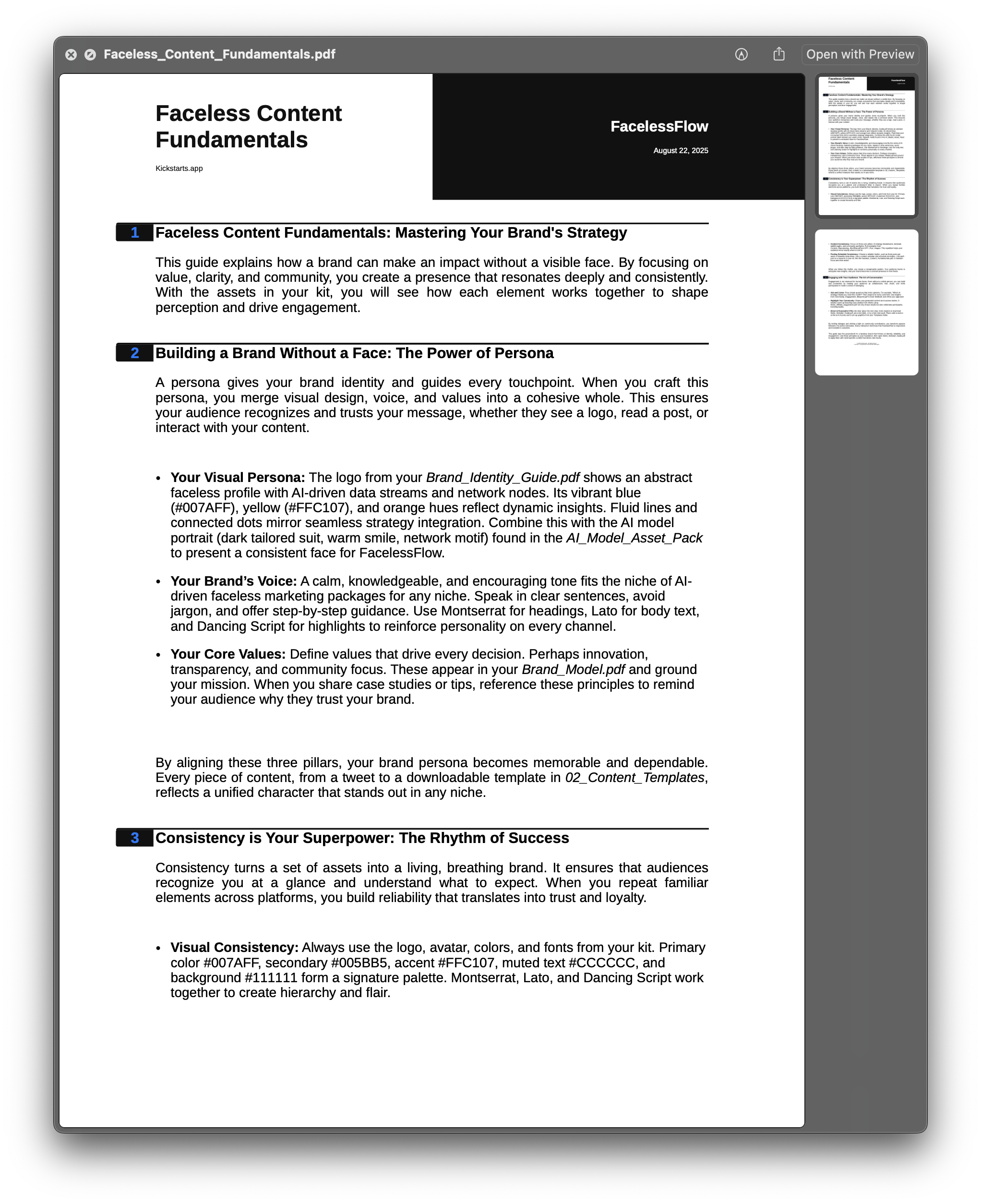 Strategy and Kickstart Guides